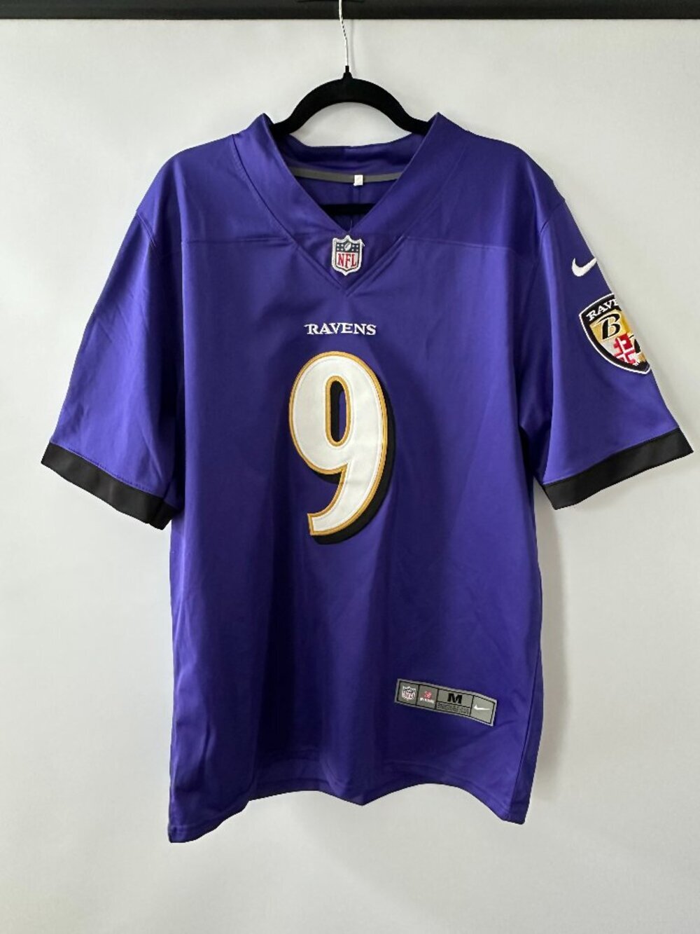 Baltimore Ravens NFL #9 Justin Tucker Medium Nike Football Jersey